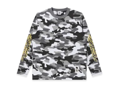 BlackEyePatch Flame Logo Thermal L/S Tee "City Camo"