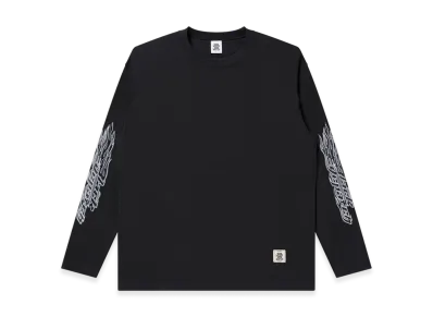 BlackEyePatch Flame Logo Thermal L/S Tee "Black"