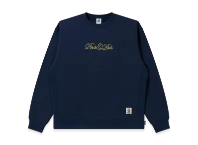BlackEyePatch Serpentine Script Crew Sweat "Navy"