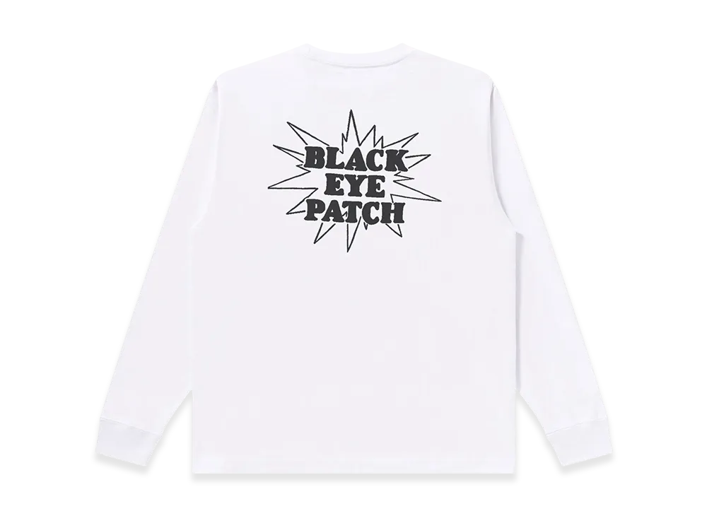 BlackEyePatch Shit Happens L/S Tee "White"