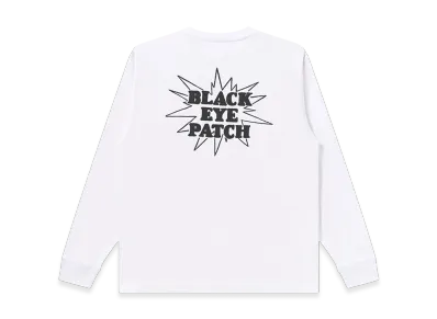 BlackEyePatch Shit Happens L/S Tee "White"