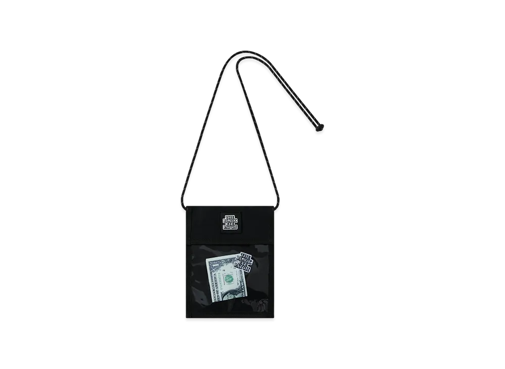 BlackEyePatch Small OG Dollar Bill Neck Pouch "Black"
