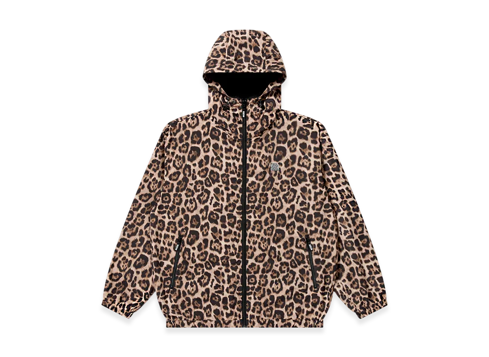 BlackEyePatch Leopard Patterned Ripstop Track Jacket "Leopard"
