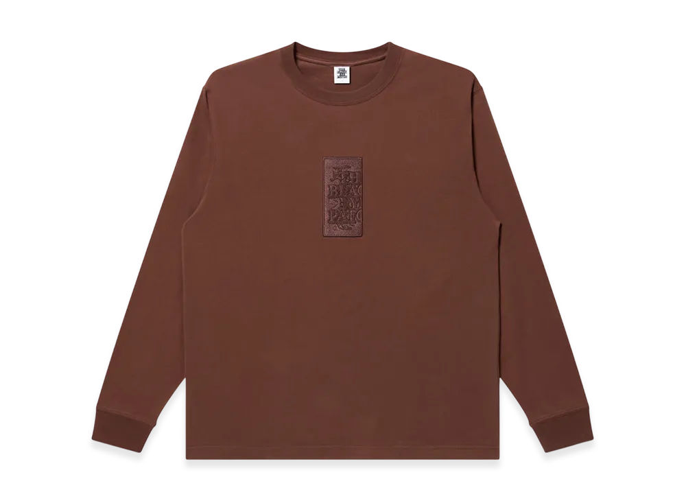 BlackEyePatch Hwc Same Color Embroidered L/S Tee "Brown"