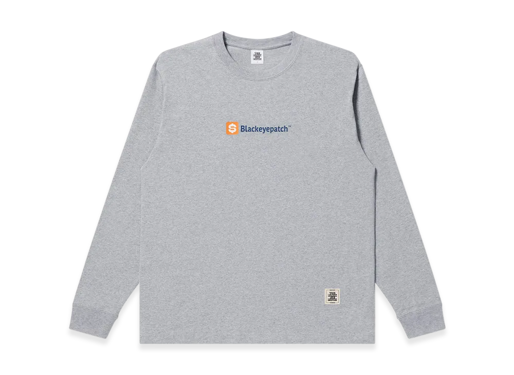 BlackEyePatch Dollar Blogger L/S Tee "Heather Gray"