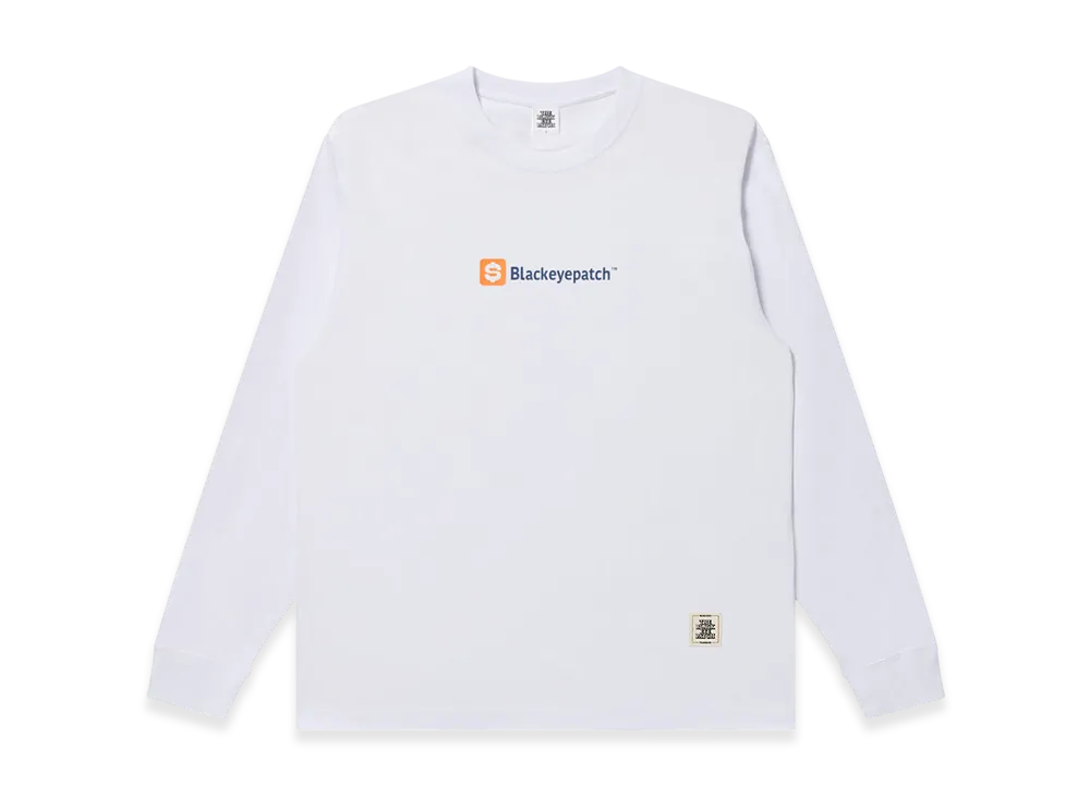 BlackEyePatch Dollar Blogger L/S Tee "White"