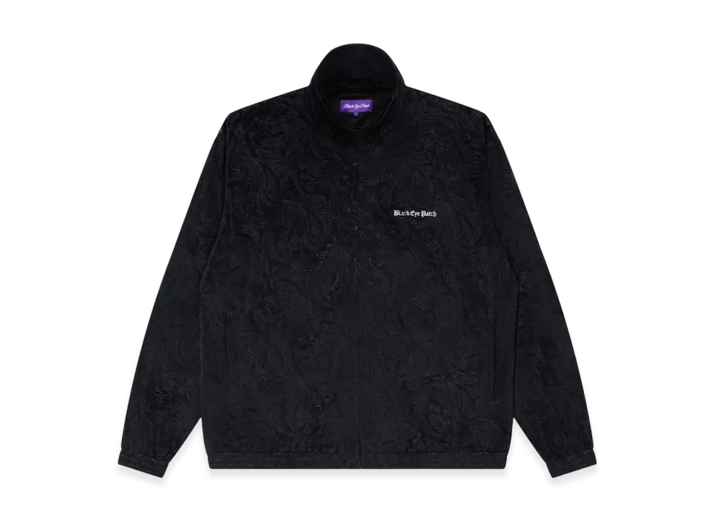 BlackEyePatch Paisley Embossed Track Jacket "Black"