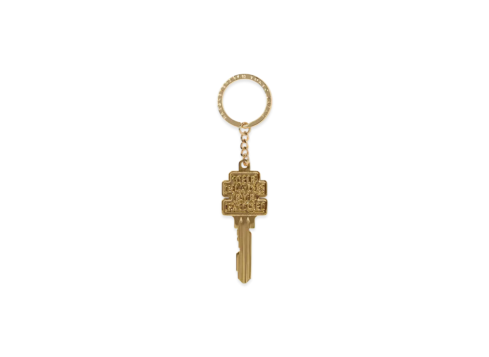 BlackEyePatch OG Label Key Keychain "Gold"