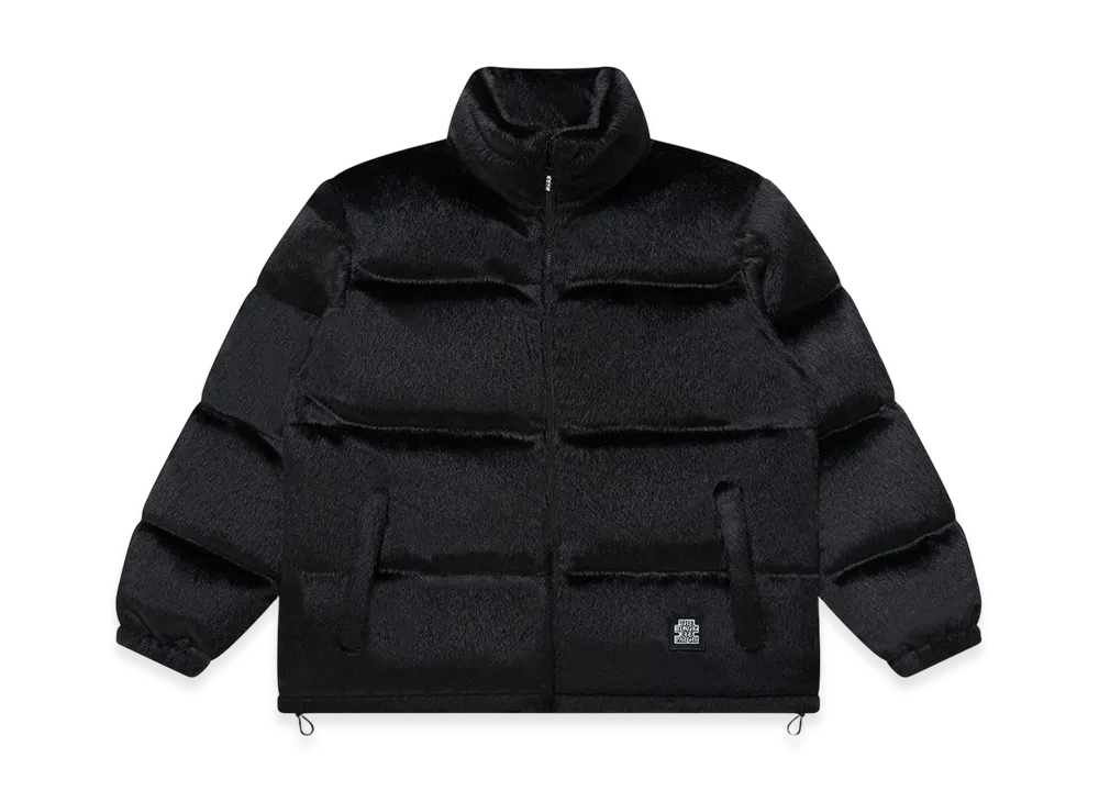 BlackEyePatch OG Label Faux Fur Down Jacket "Black"
