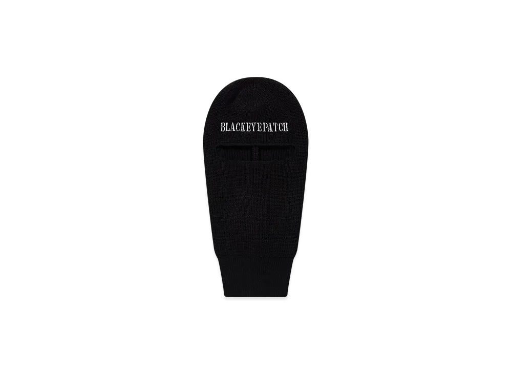BlackEyePatch Stencil Logo Balaclava "Black"