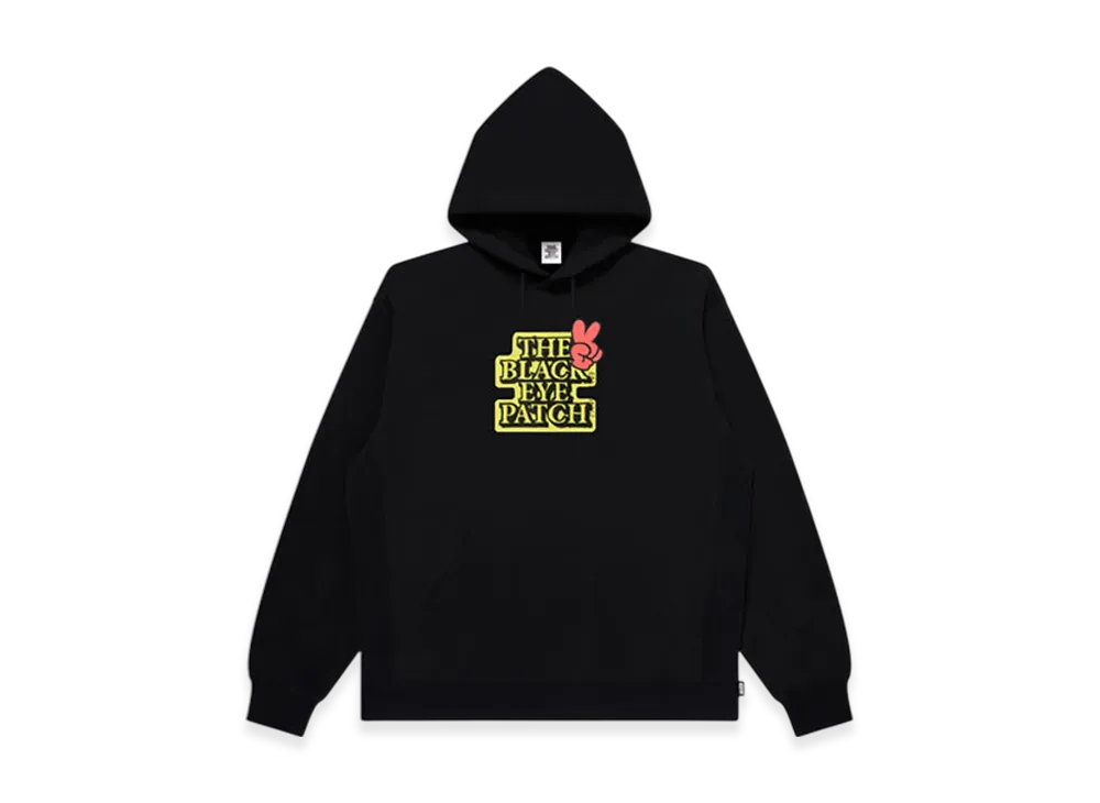 BlackEyePatch Peace Sign OG Label Hoodie "Black"