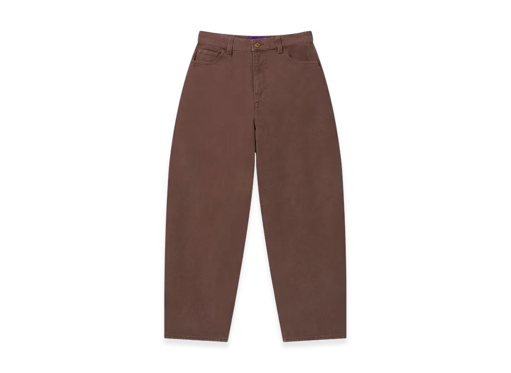 BlackEyePatch Dragons Embroidered Washed Baggy Pants "Brown"