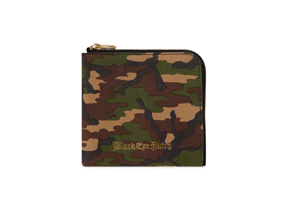 BlackEyePatch Camouflaged Leather Wallet "Woodland Camo"