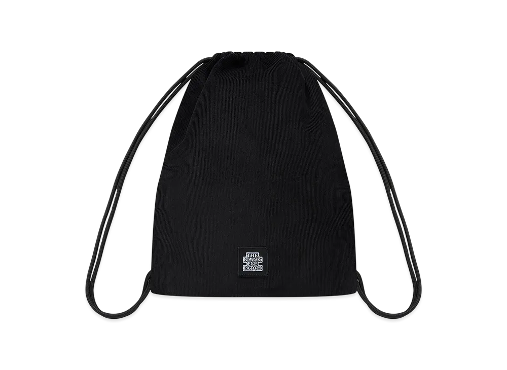 BlackEyePatch OG Label Corduroy Gym Bag "Black"