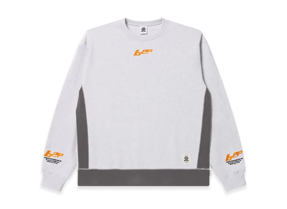 BlackEyePatch Media Player Logo Crew Sweat "Ash"