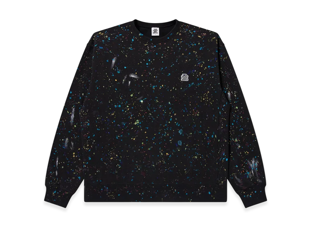 BlackEyePatch Small OG Paint Splattered Crew Sweat "Multi"