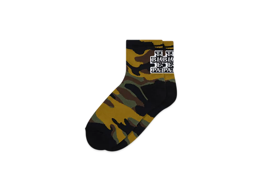 BlackEyePatch OG Label Camo Socks "Woodland Camo"