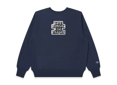 BlackEyePatch x Champion OG Label Crew Sweat "Dark Navy"