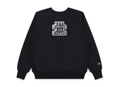 BlackEyePatch x Champion OG Label Crew Sweat "Black"