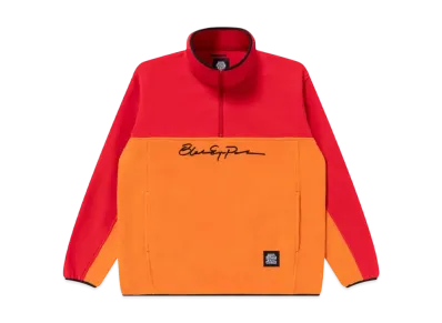 Blackeyepatch Autograph Logo Half Zip 2 Tone Fleece "Orange"