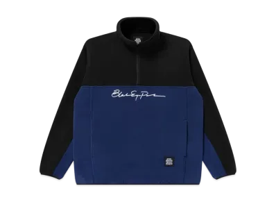 Blackeyepatch Autograph Logo Half Zip 2 Tone Fleece "Navy"