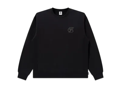 Blackeyepatch Rhinestone B Emblem Crew Sweat "Black"