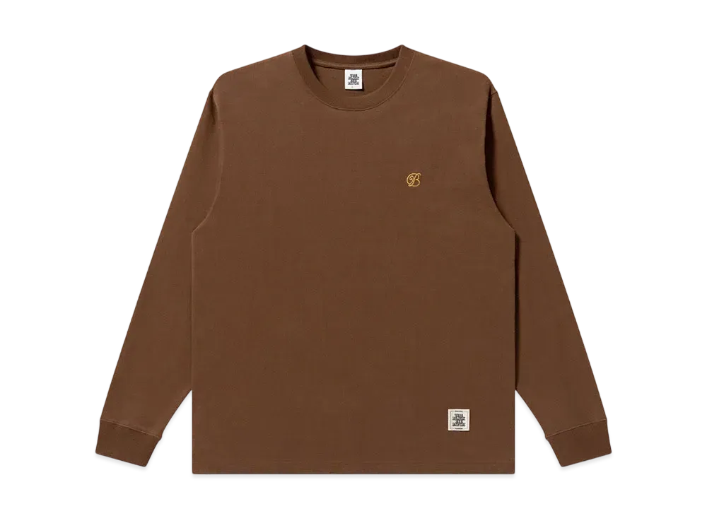 Blackeyepatch Small B Emblem L/S Tee "Brown"