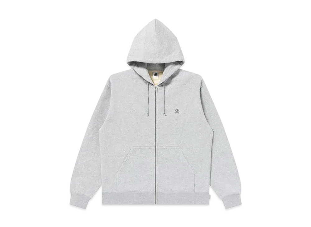 Blackeyepatch Small Og Thermal Zip Hoodie "Heather Gray"