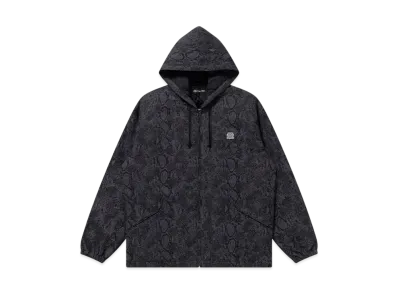Blackeyepatch Small Og Python Patterned Hooded Jacket "Black"