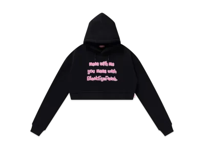 BlackEyePatch Mess With BEP Cropped Hoodie "Black"