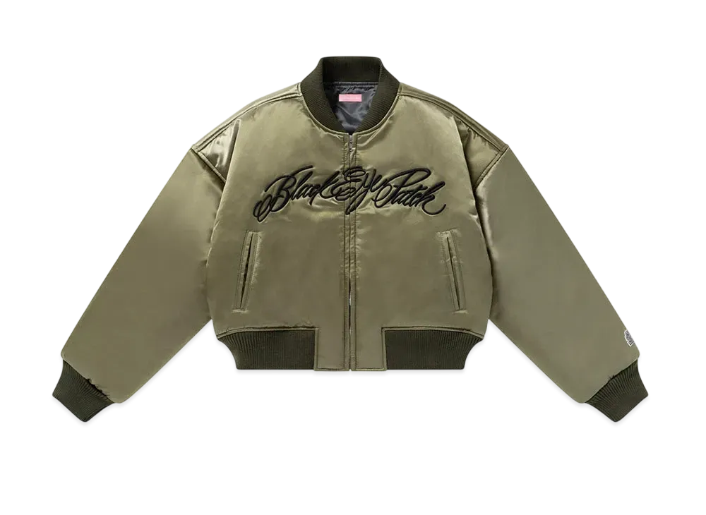 THE BLACK EYE PATCH STADIUM JACKET S Black Stadium Jacket