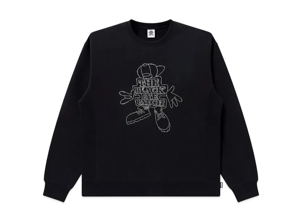 BlackEyePatch Rhinestone Og Boy Crew Sweat "Black"