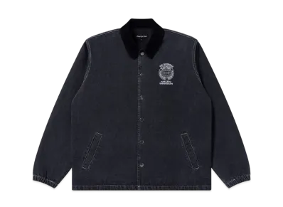 BlackEyePatch Big Business Flagships Denim Coach Jacket "Black"