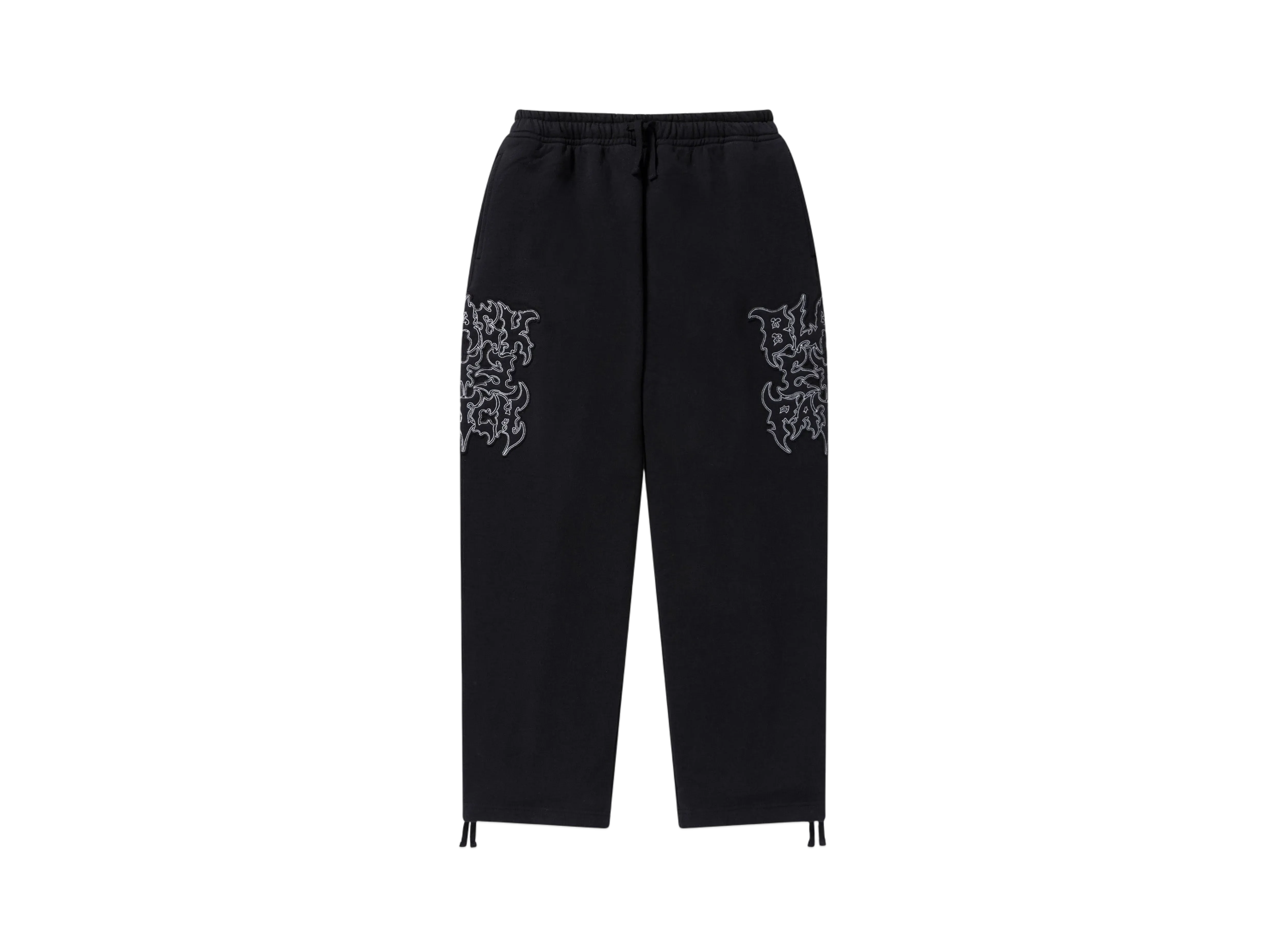 BlackEyePatch Metal Logo Fabric-Stitched Sweat Pants "Black"