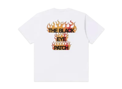 BlackEyePatch Name In Flames Tee "White"
