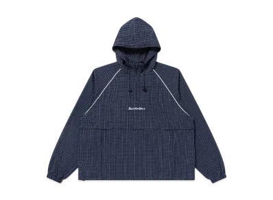 BlackEyePatch Grid Patterened Oe Logo Anorak "Navy"