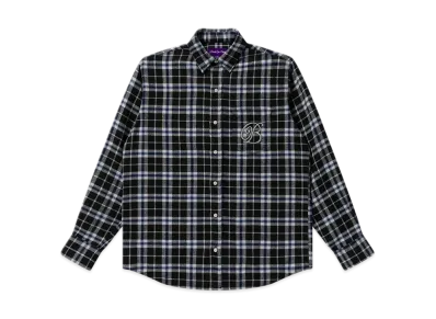 BlackEyePatch B Emblem Flannel Shirt "Black"