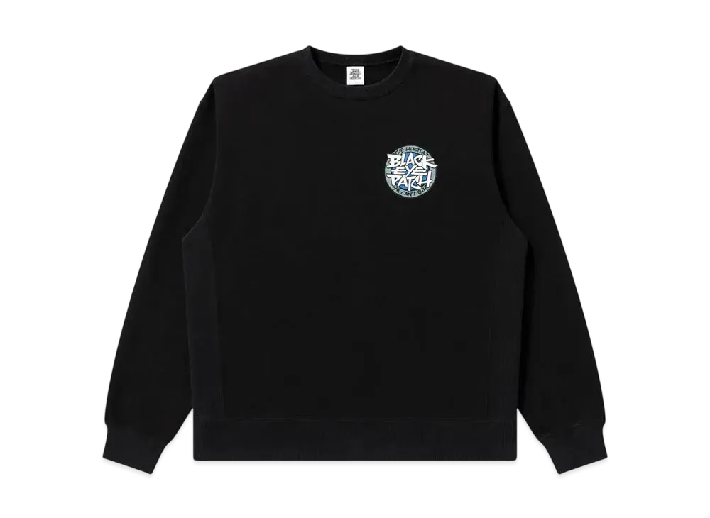 BlackEyePatch Rough Hustlaz Logo Crew Sweat "Black"