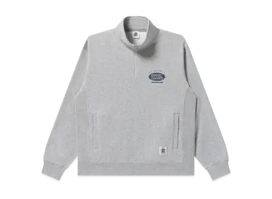 BlackEyePatch Business Size Half Zip Sweat Heather "Gray"