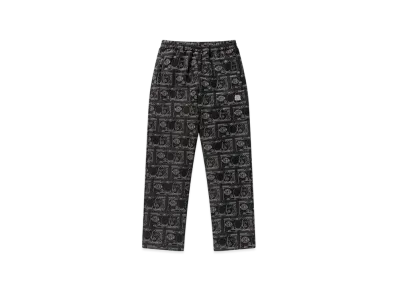BlackEyePatch x Yuki Chiba "Billionaire" Faux Suede Track Pants "Black"