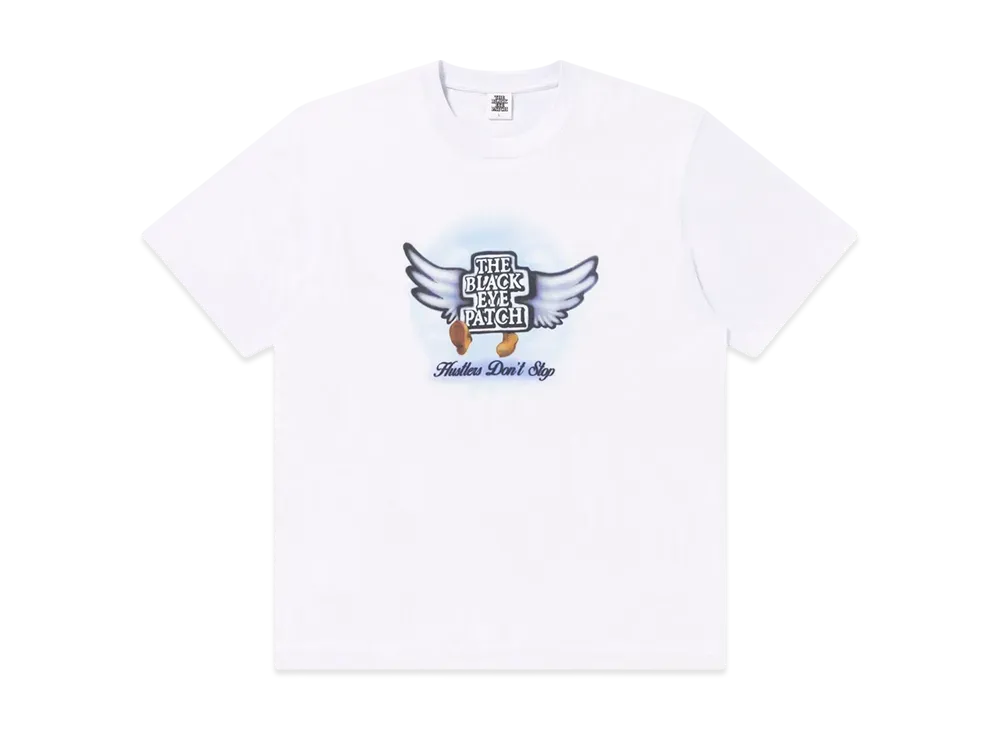 BlackEyePatch Flying Og Boy Airbrushed Tee "White"