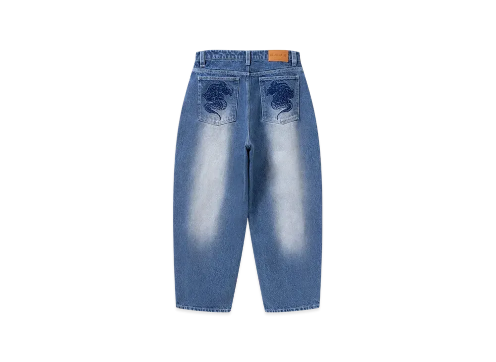 BlackEyePatch Dragons Extra Baggy Jeans "Indigo"