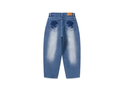 BlackEyePatch Dragons Extra Baggy Jeans "Indigo"