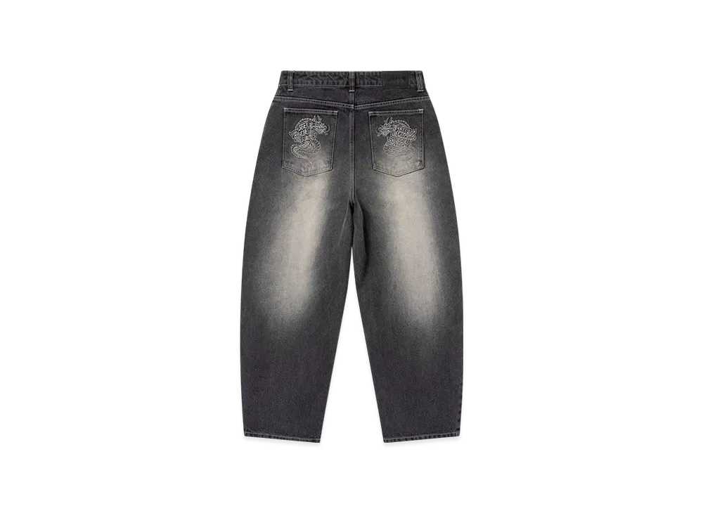 ブラックアイパッチ ドラゴンズ エクストラ バギー ジーンズ "ブラック"