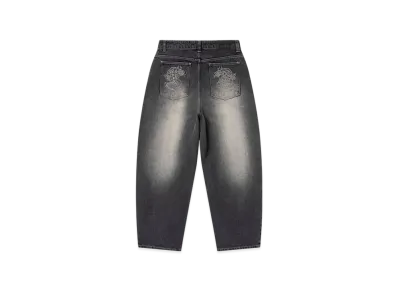 BlackEyePatch Dragons Extra Baggy Jeans "Black"