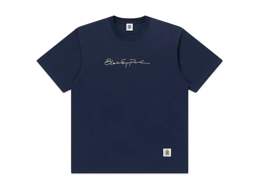 BlackEyePatch AutOGraph LOGo Tee "Navy"