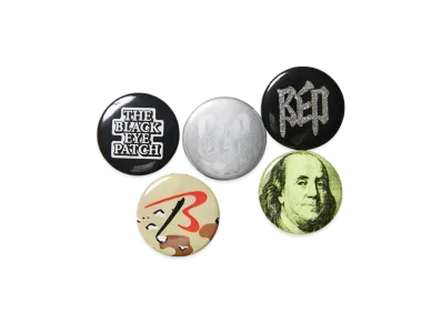 BlackEyePatch Assorted Button Badges "Multi"