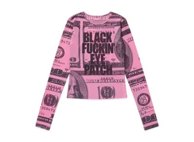 BlackEyePatch Bfep Hundreds Patterened L/S Tee "Pink"