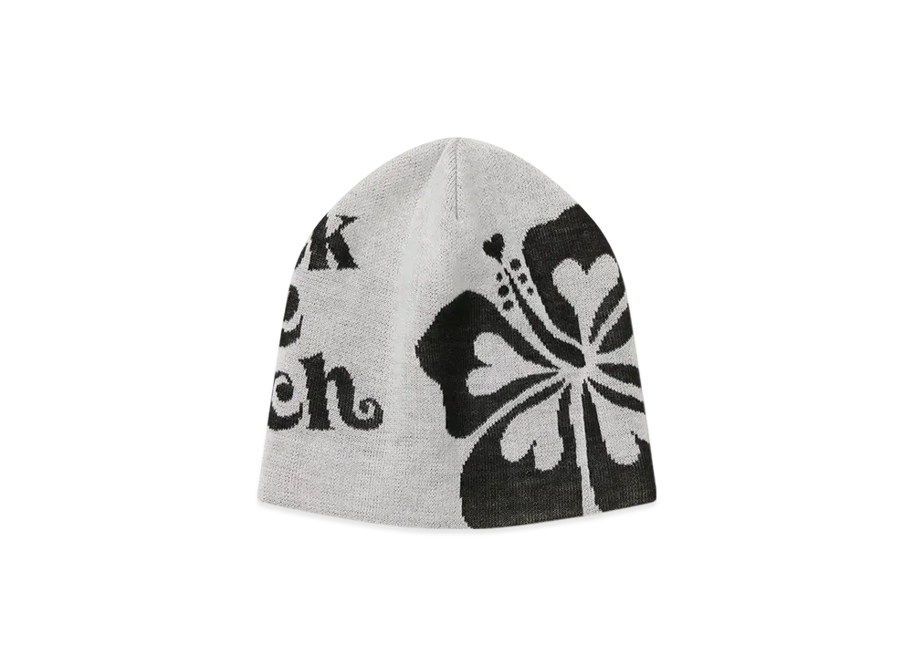 HIBISCUS LOGO SINGLE BEANIE ブラックアイパッチ