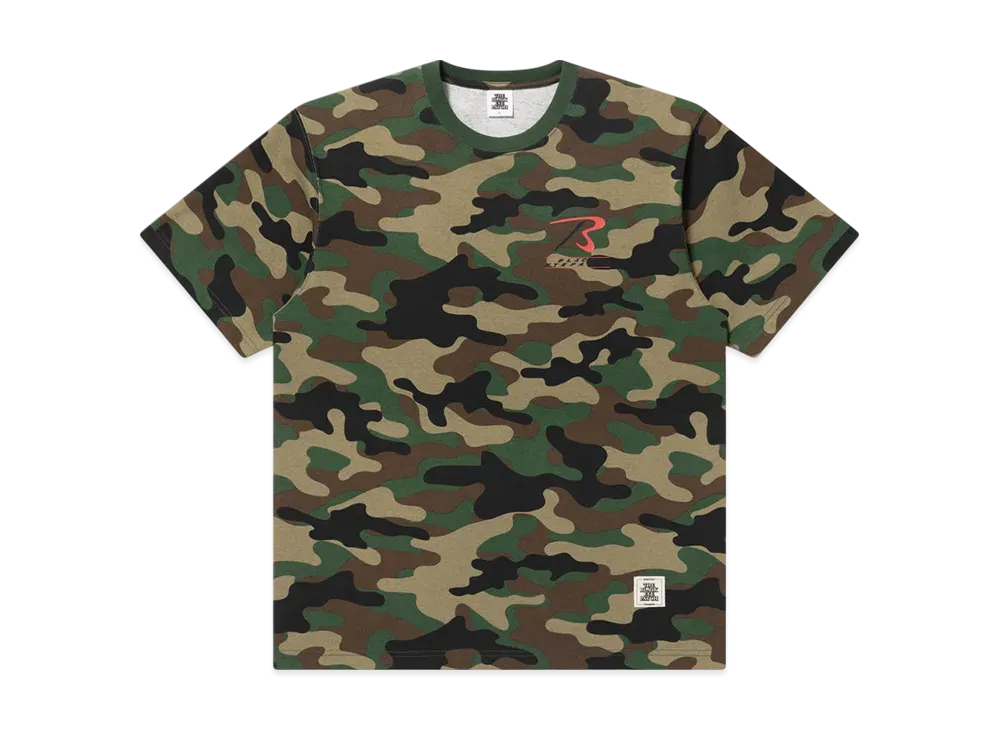 BlackEyePatch Fieldgear Logo Tee "Woodland Camo"